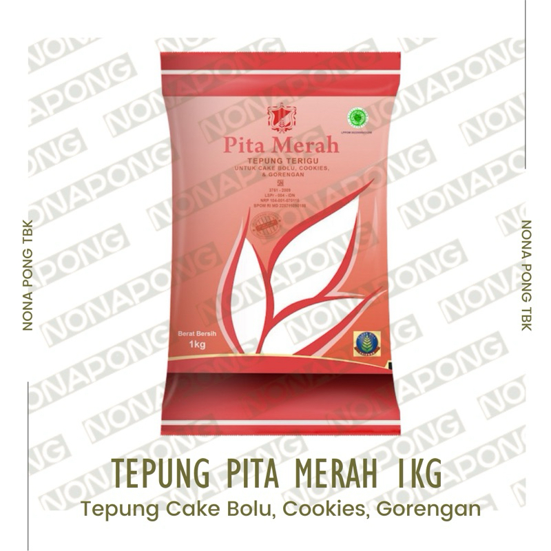 

Tepung Terigu | Tepung Protein Rendah | Tepung Kue Dan Cookies | Tepung Kue Pita Merah | Tepung Sriboga Pita Merah | Tepung Sriboga Pita Merah tepung Kue dan Cookies 1kg