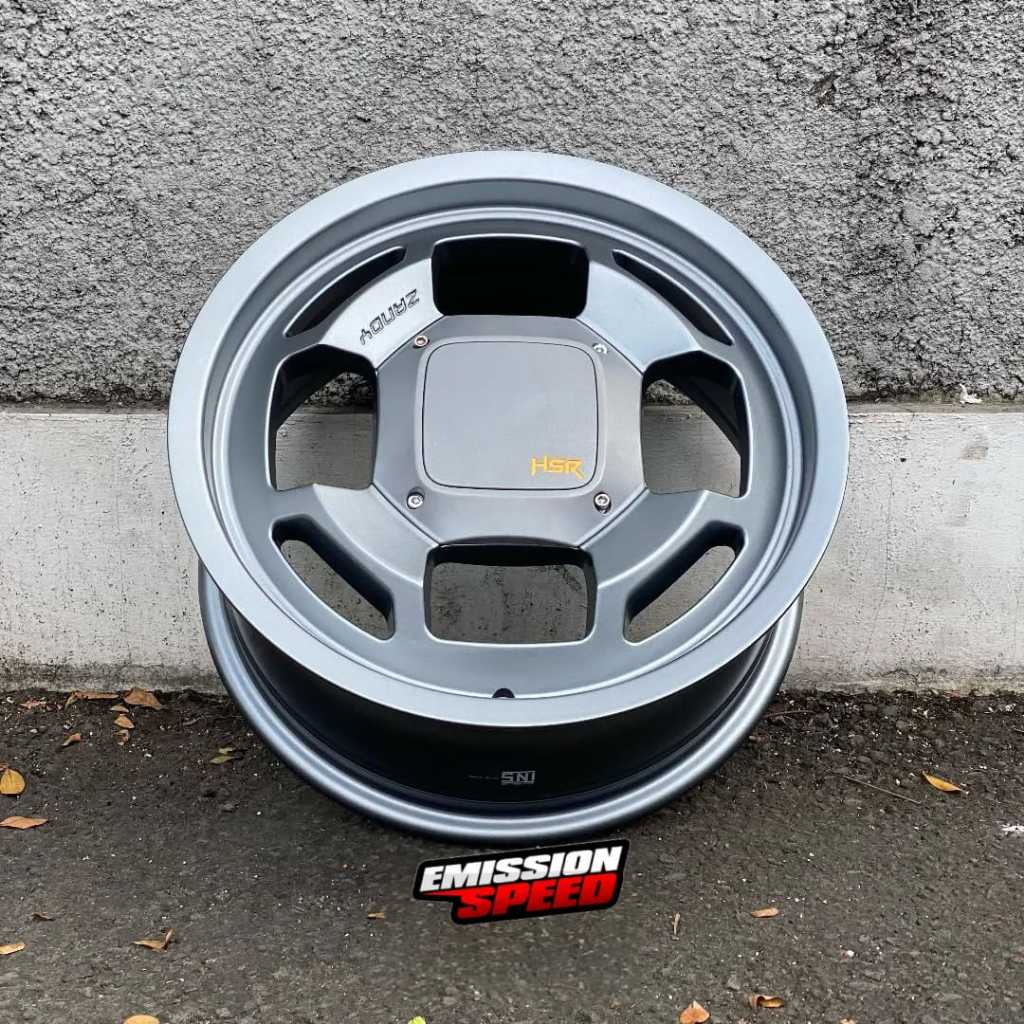Isi 4Pcs / 1Set Velg Mobil Terbaru HSR Zandy Ring 15 Lebar 6.5 Pcd 4x100 Untuk Mobil Yaris Jazz Caly