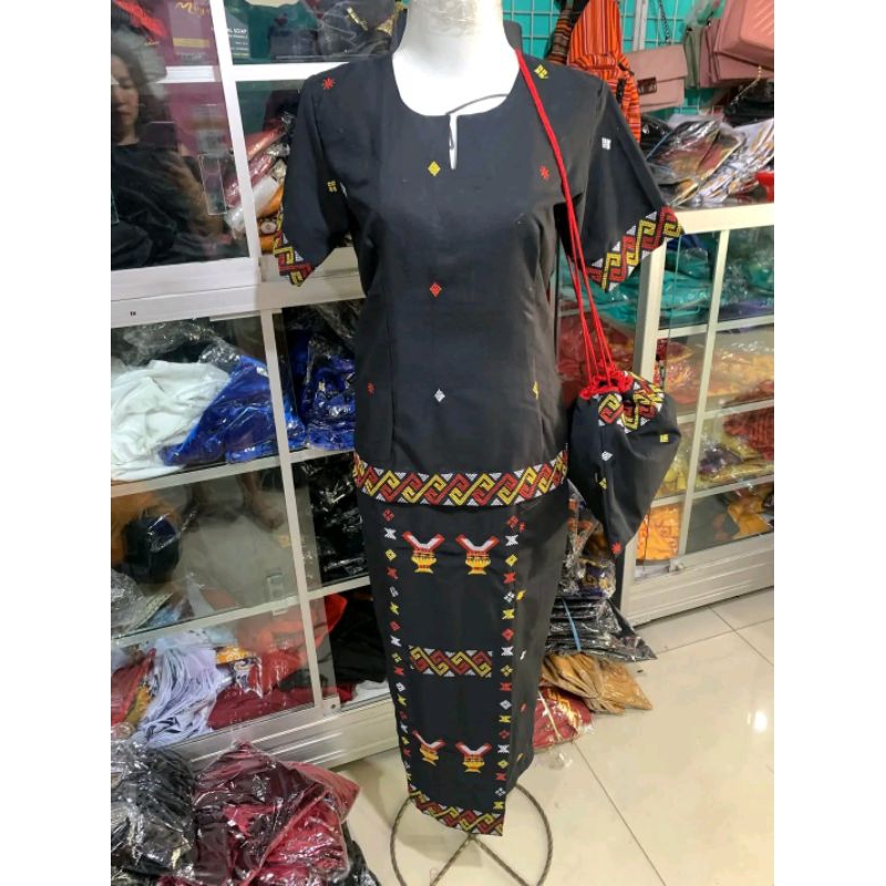 baju set adat toraja baju setelan adat toraja - kain expo pabintik bordil