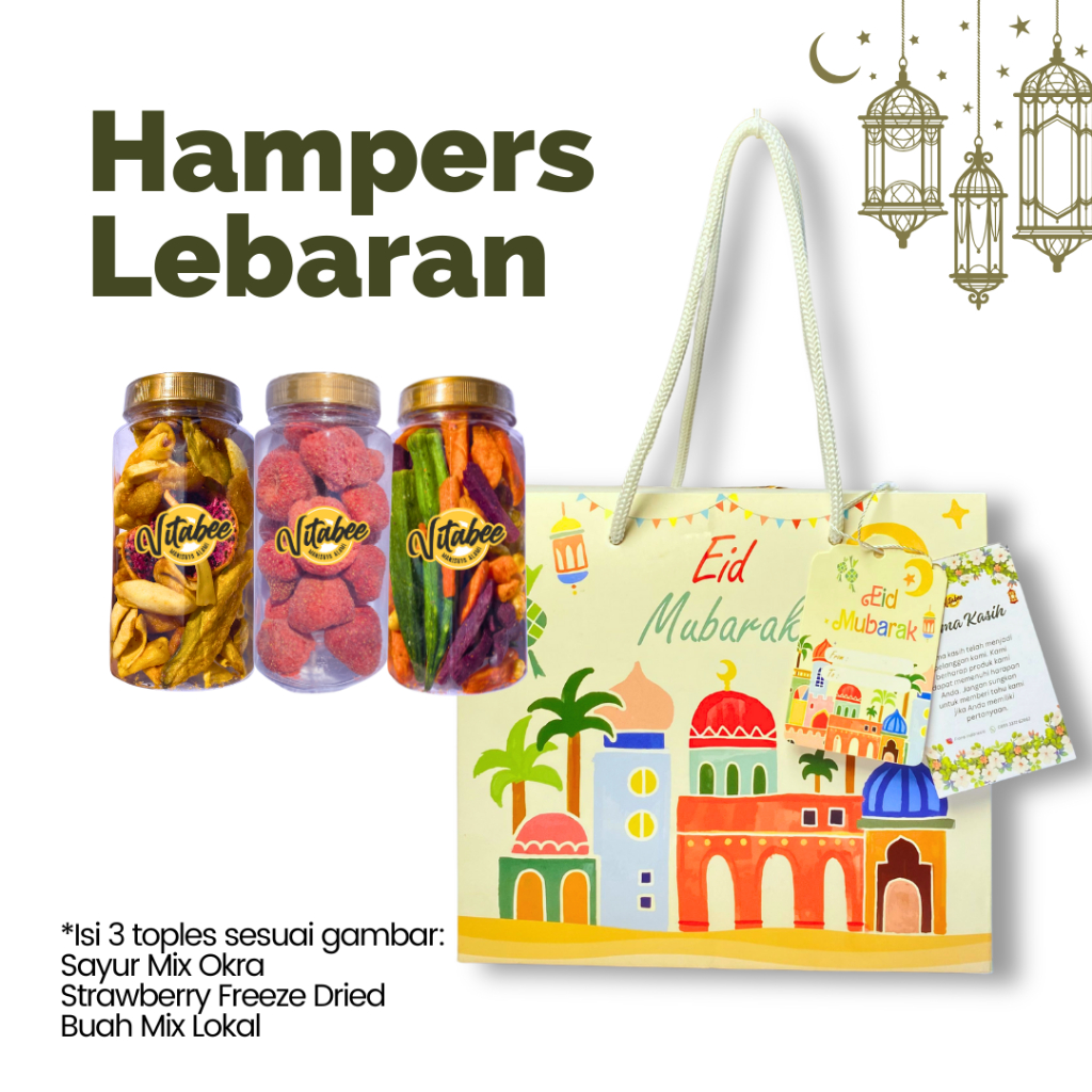 

FIONA Hampers Toples Keripik Buah dan Sayur Mix - Strawberry Yoghurt Okra
