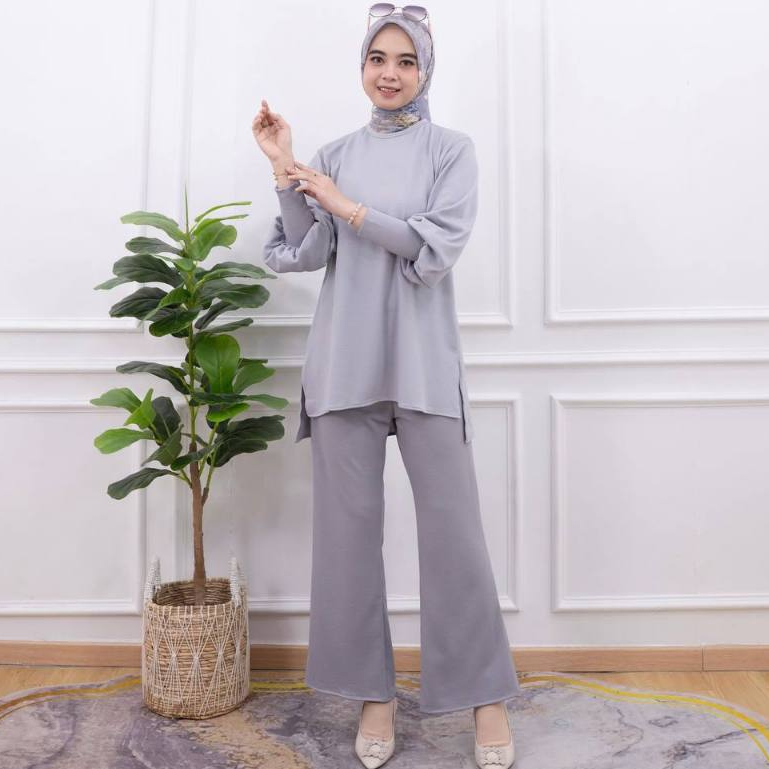 PRILLY BUSANA - Pevita Malaysia Set Celana - Muslim Fashion - Setelan Wanita
