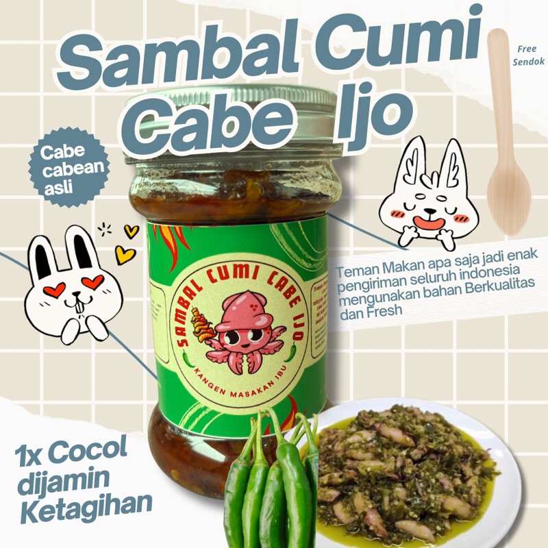 

Sambel cumi cabe Ijo ciamik
