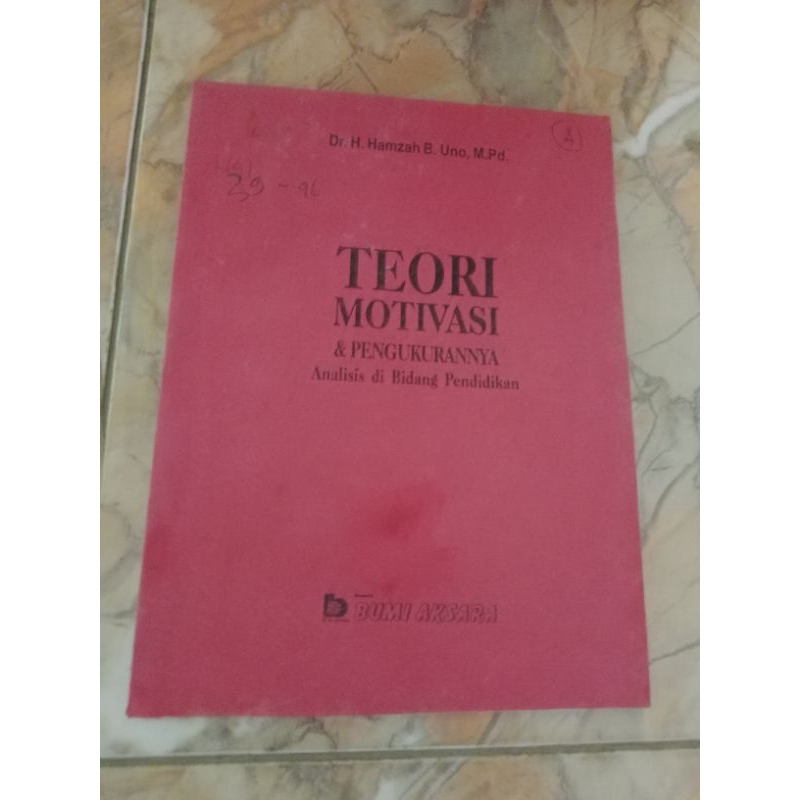 Buku Bekas Psikologi Motivasi
