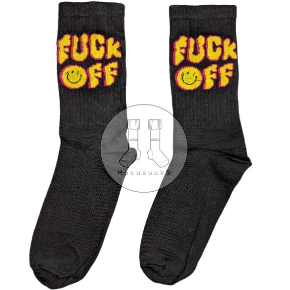 Kaos Kaki Oldschool fvck off smile