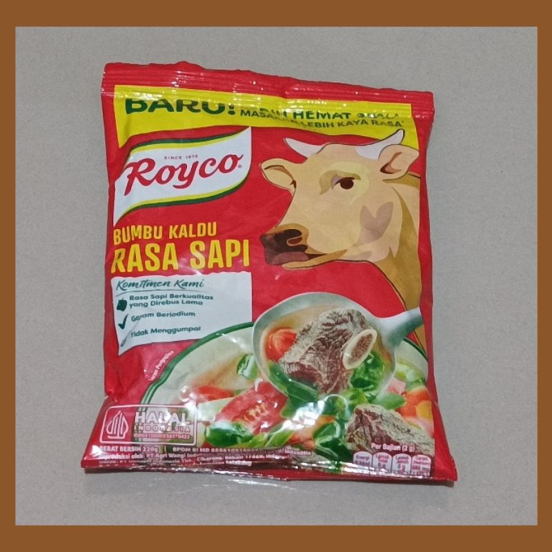 

Royco Bumbu Kaldu Rasa Sapi 220g