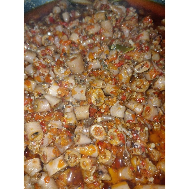 

Sambal Cumi Enak Murah Pedas Nikmat Segar/Sambal Rumahan/Sambal Cumi Enak/