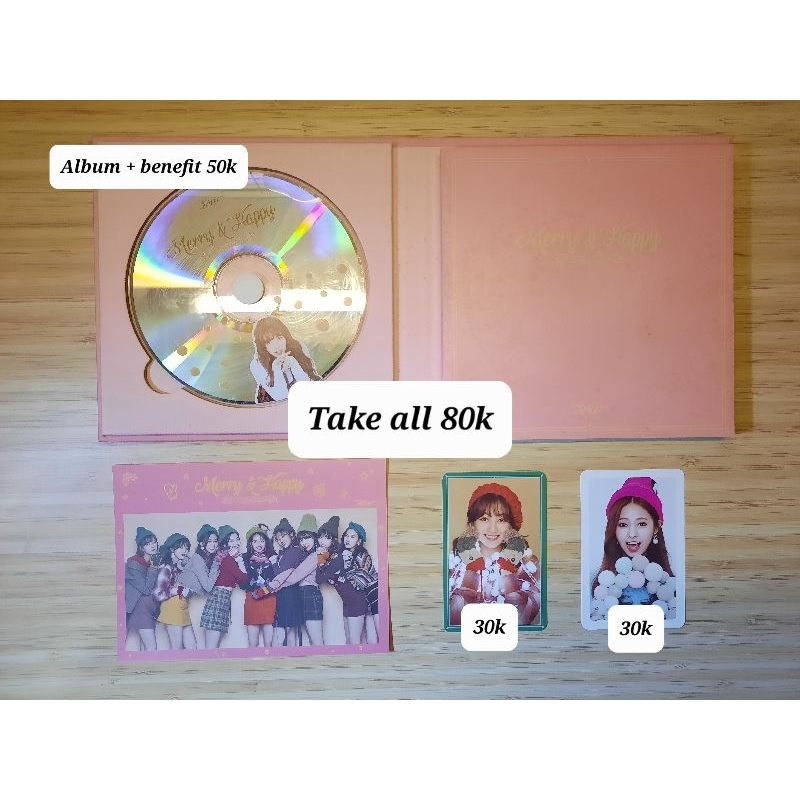 Preloved Album + PC Twice Merry and Happy
