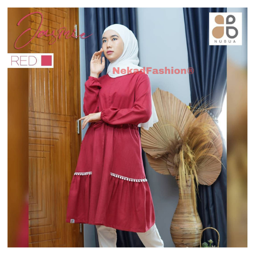 SPESIAL RAMADHAN  Jasmie Tunic By Nubua | Tunik Jasmie Elegan By Nubua | Fashion Muslimah Anggun dan