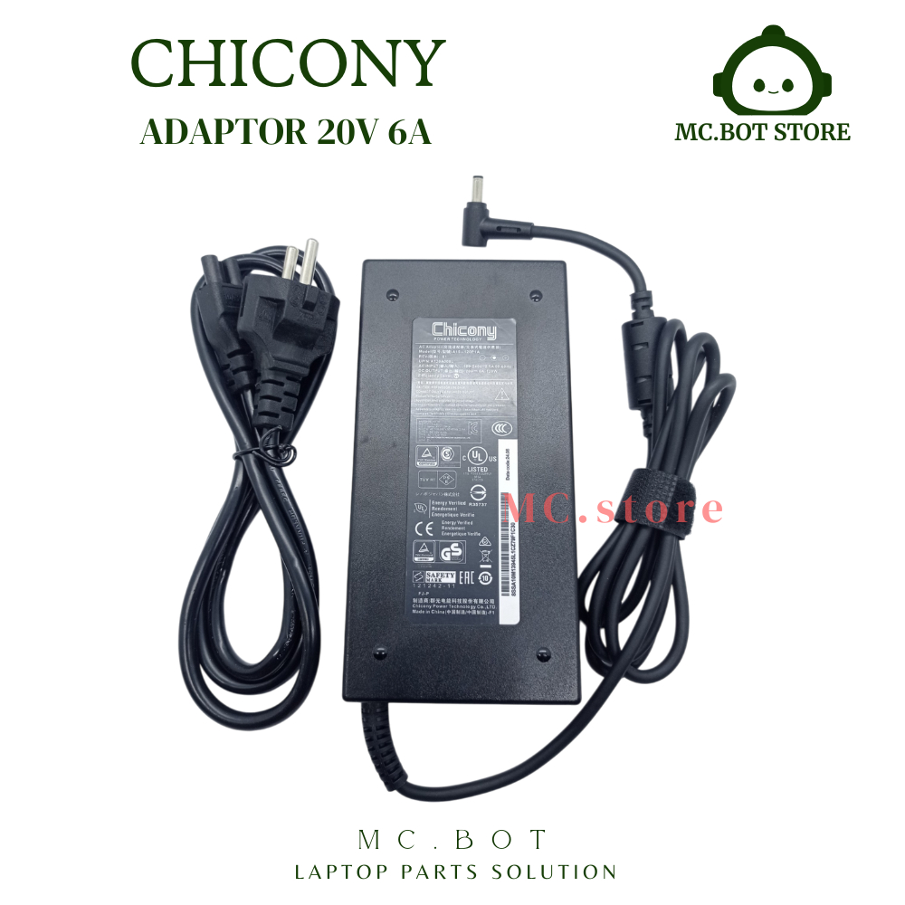 Adaptor Chicony Original A17-120P2A A17-12P2A A15-120P1A 20V 6A 120W