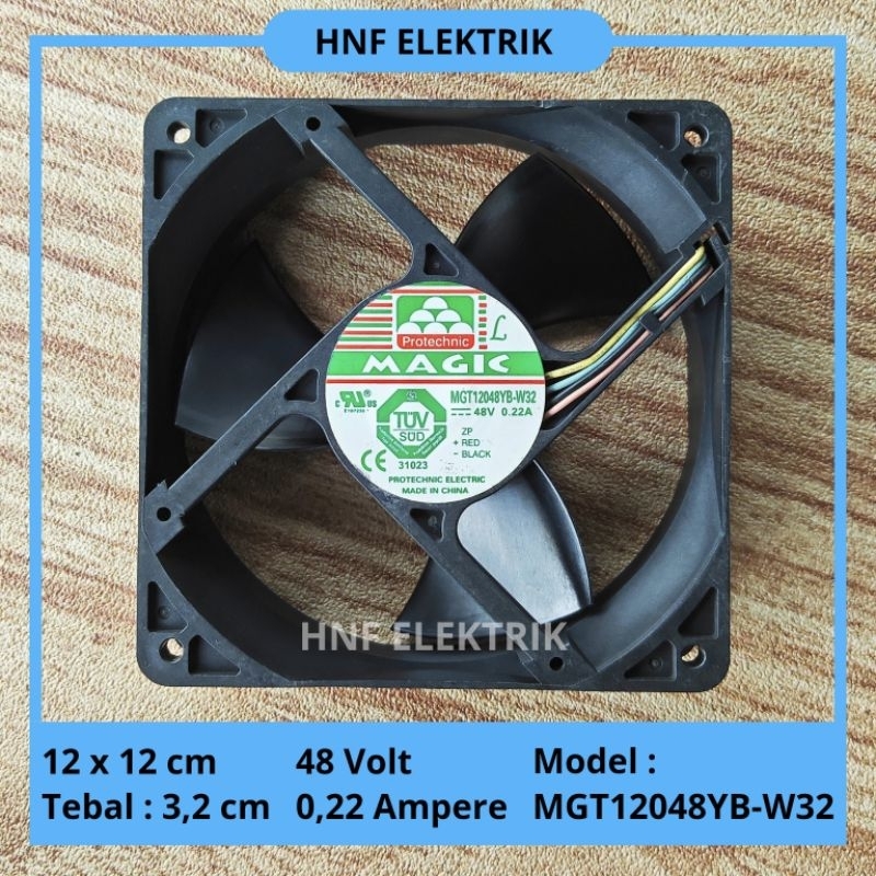 Kipas DC 12 x 12 cm 48V 0,22A