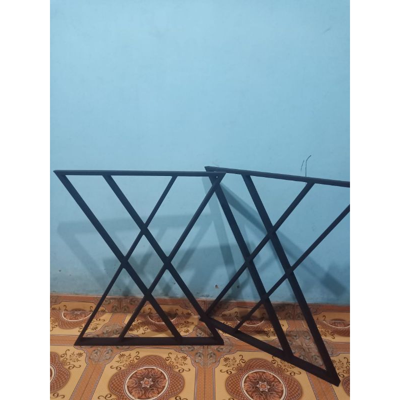 kaki meja besi hollow serbaguna/kaki meja besi hollow berkualitas/kaki besi elegan