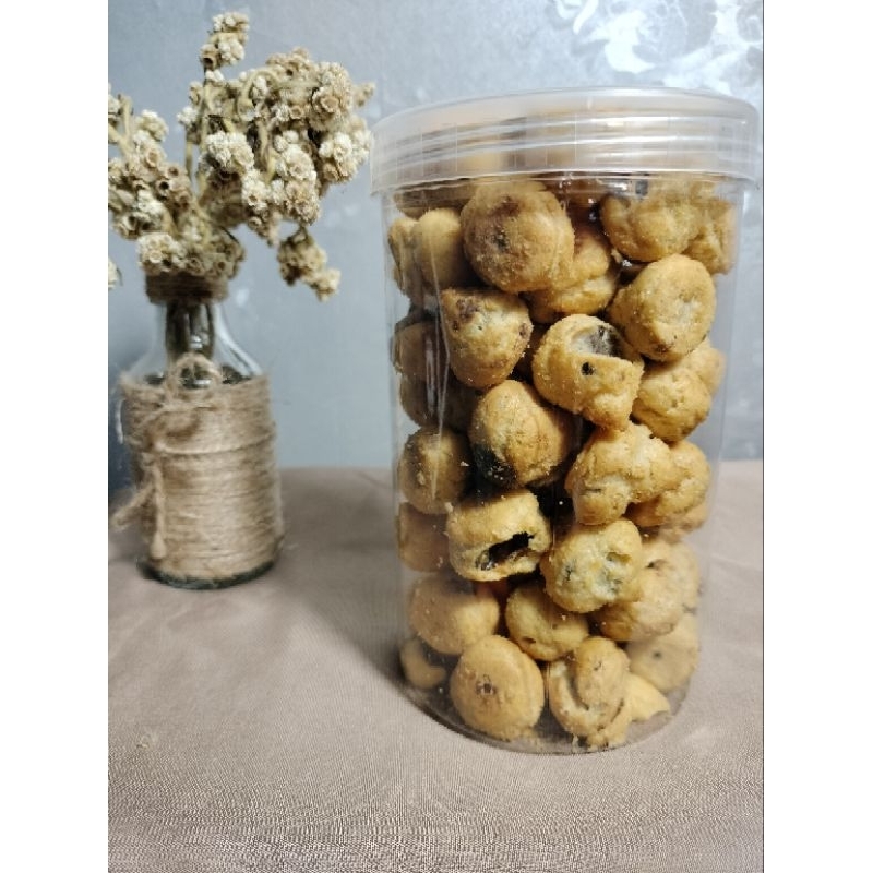 

soes kering isi coklat toples 1000ml