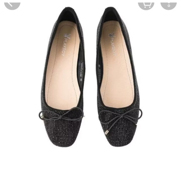 New Sepatu Flat Wanita Playboy