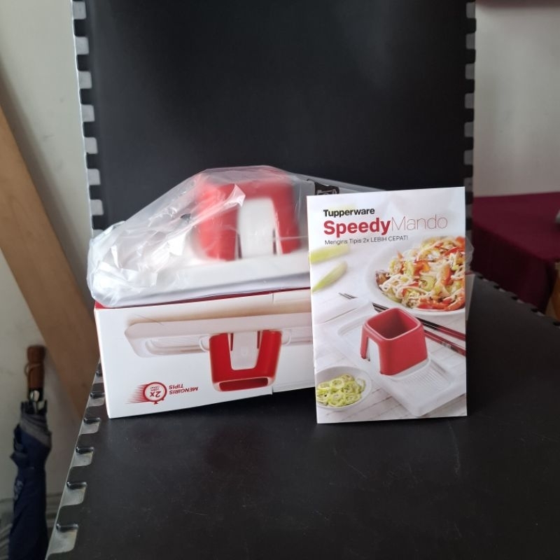 Speedy Mando - Pengiris Bawang | Pembuat Kerupuk Pisau Serbaguna Multifungsi, Tupperware Kitchenware