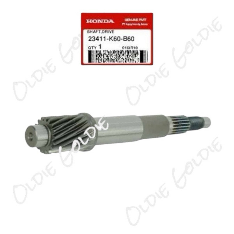 23411-K60-B60 As Pulley Shaft Drive 17T Vario 125 LED 2018 - 2024 23411K60B60 AHM