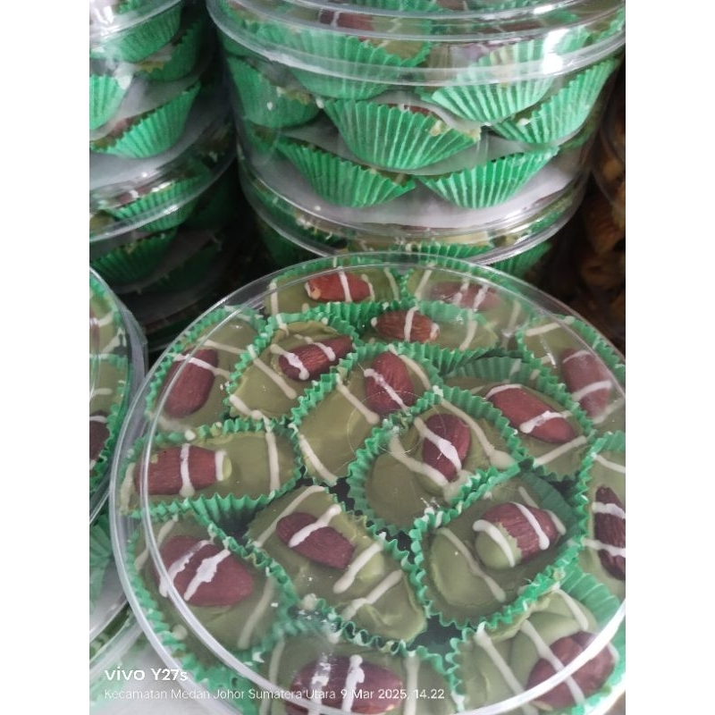 

Kue Kering Lebaran 2025 Murah Meriah Almond Greentea Gurih dan Nikmat