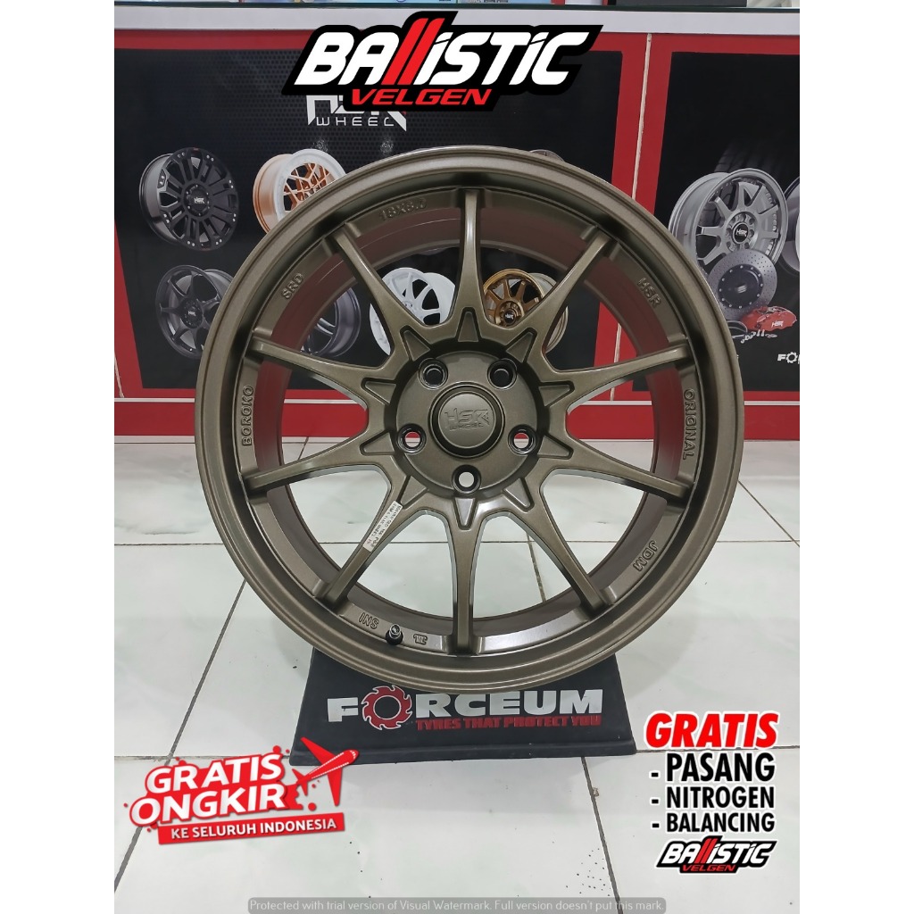 Velg Mobil Ce28 R18 Pelek HSR Boroko SRD Ring 18 Lubang 5 Bisa Untuk Brv Civic Xpander Outlander