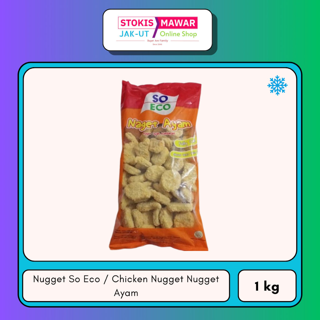 

Termurah Nugget So Eco Ukuran 1 Kg / Nugget Ayam Chicken Nugget