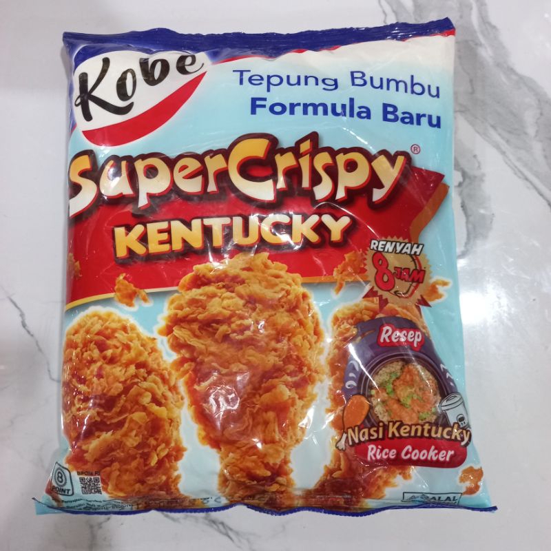 

KOBE TEPUNG BUMBU/ Super Crispy KENTUCKY Kemasan 850gr