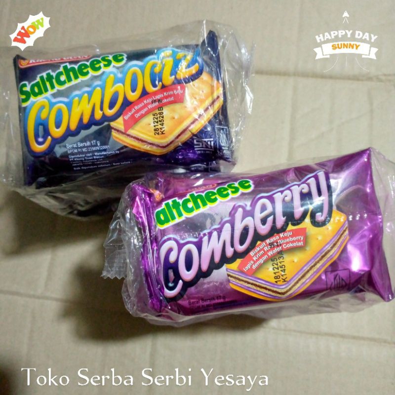 

Saltcheese Biskuit Combo Rasa Keju Lapis Krim Dengan Wafer Cokelat Renceng (10 pcs x 17 gr)