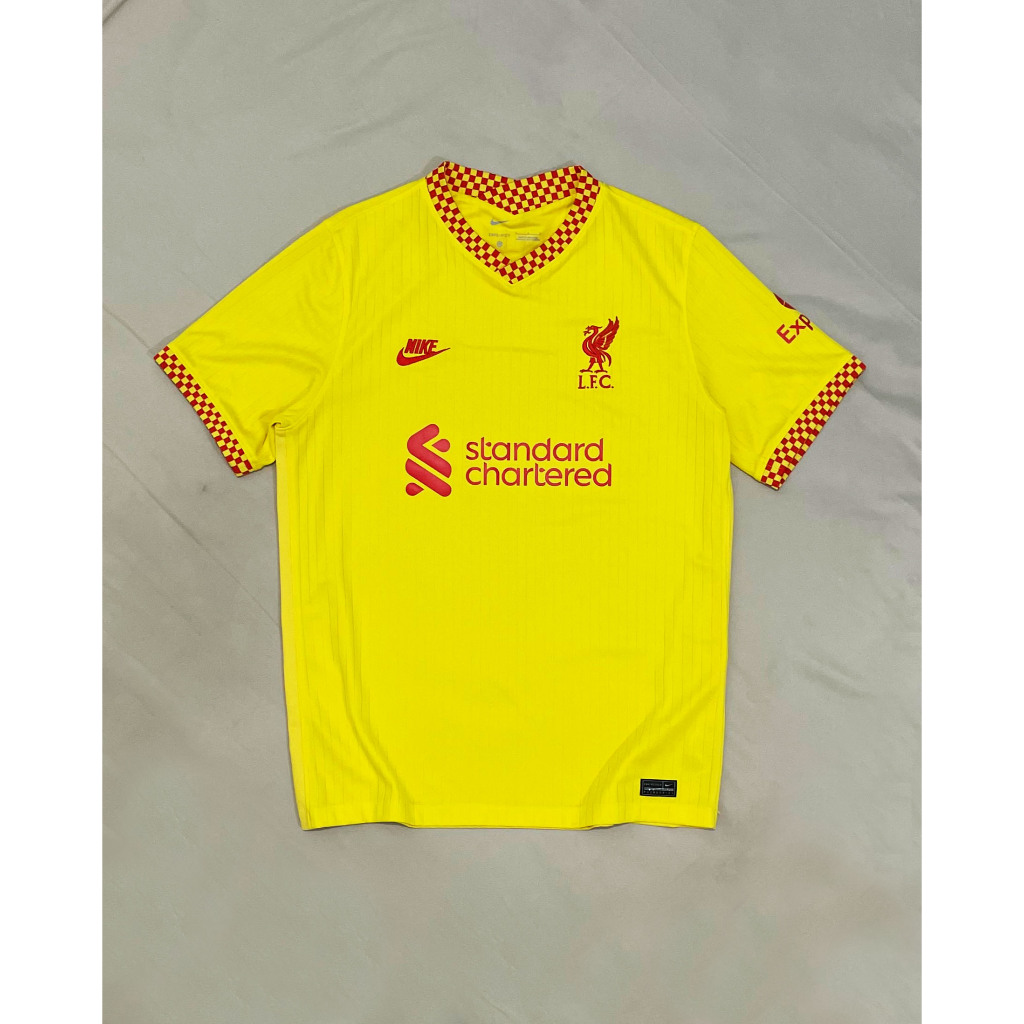 Original Nike Liverpool FC Third Kit 2021 2022 Jersey Bola Vintage