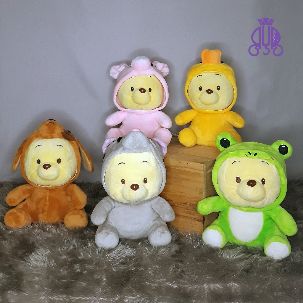 Boneka Winnie the Pooh kostum hewan