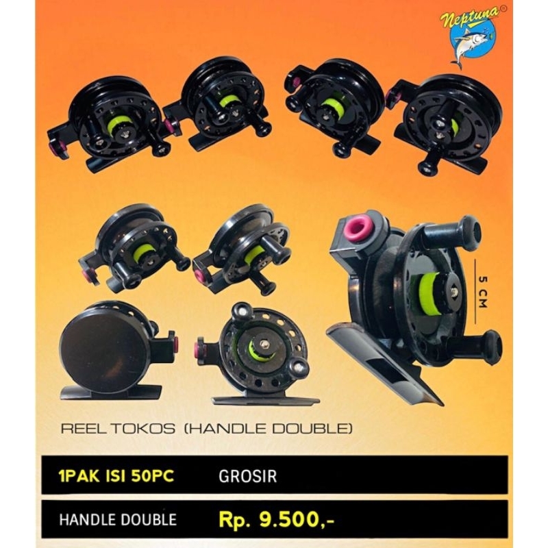 TOKOS TEGEK HITAM DOUBLE HANDEL / REEL TEGEK / REEL JORAN