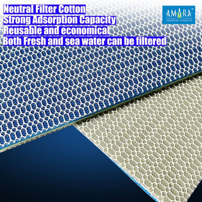 Busa Aquarium  Nano 8D Honeycomb Media Filter Aquarium dan Kolam/Busa Filter Aquarium bisa dicuci be