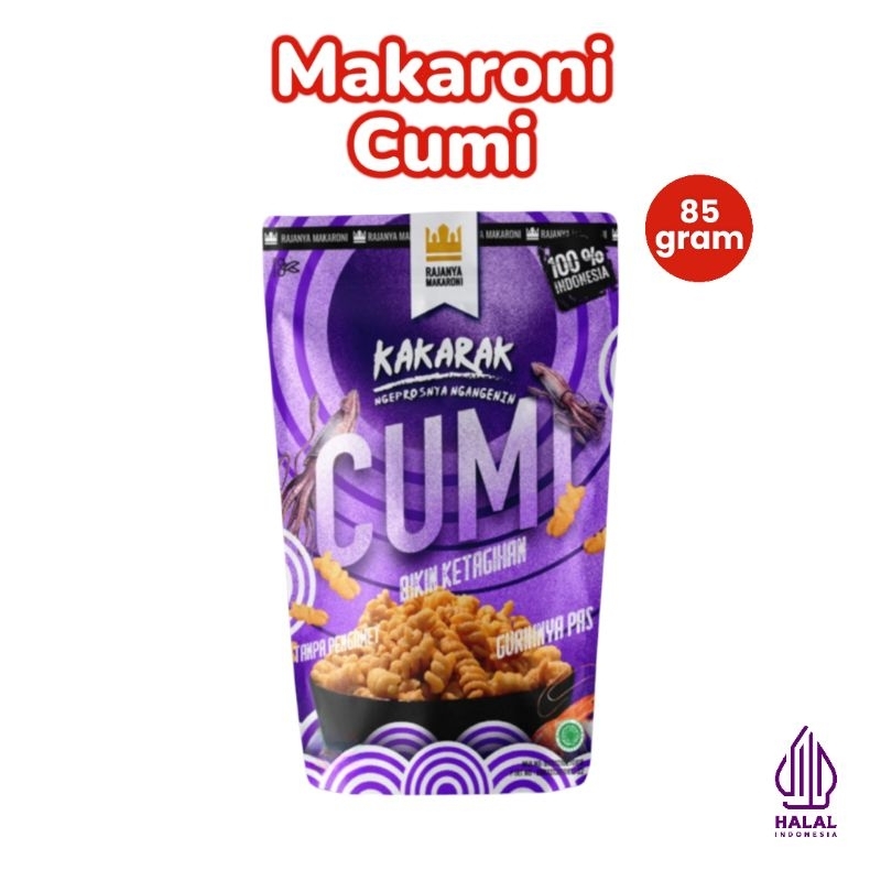 

KAKARAK - Makaroni Fusilli Rasa Cumi 85gr