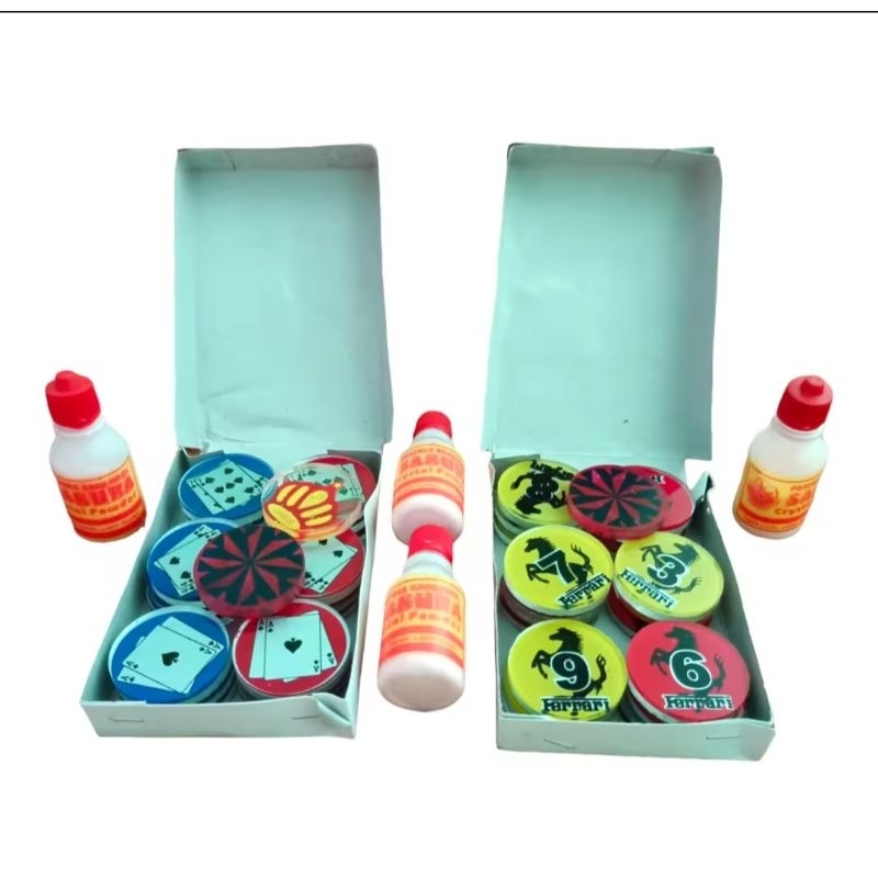 Biji Karambol Super Besar 3.5 Cm Bonus Kristal