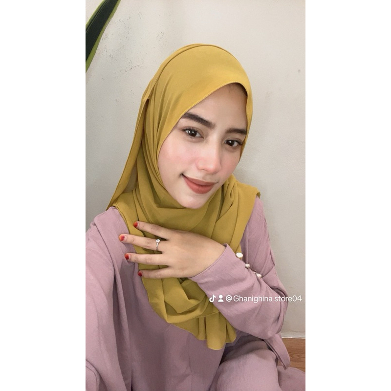 "Twins Hijab" Pashmina ceruty babydoll pashmina polos