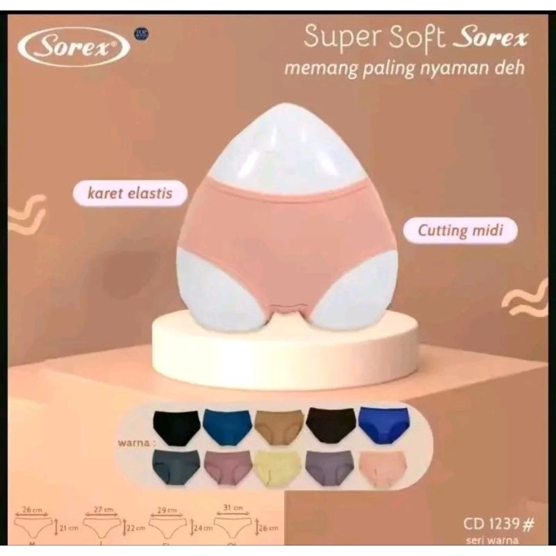 CD SOREX 1239 WANITA BAHAN NILON, POLYESTER,SPNDEK