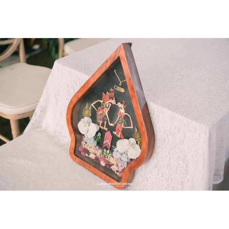 Dummy Mahar Wayang Frame Gunungan