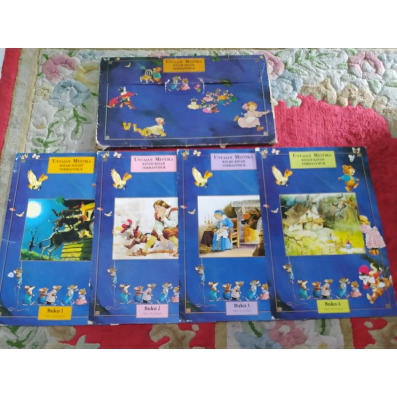 Buku Anak langka preloved "Untaian Mestika Kisah-Kisah Termasyur" ORI second koleksi pribadi