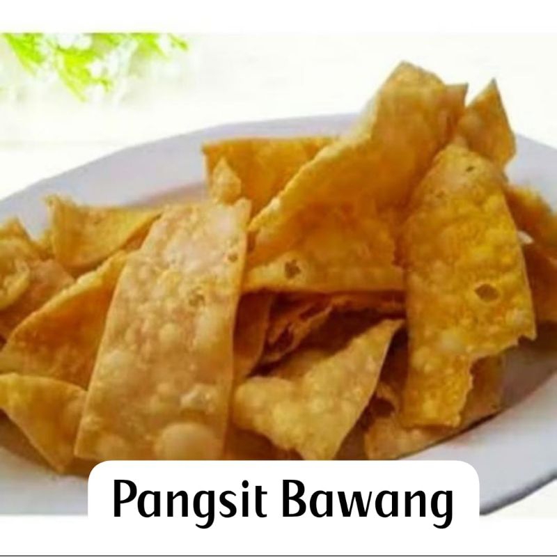 

[JANEKA SNACK] Kripik Pangsit Bawang Spesial Kemasan 250gr/500gr