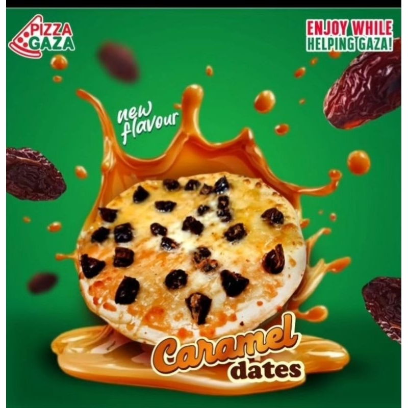 

Pizza Gaza Caramel Dates (Frozen) Small Size
