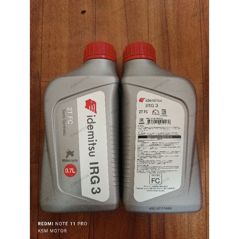 OLI SAMPING IDEMITSU 2 TAX 700ml MOTOR F1ZR SATRIA NINJA VESPA RX-KING