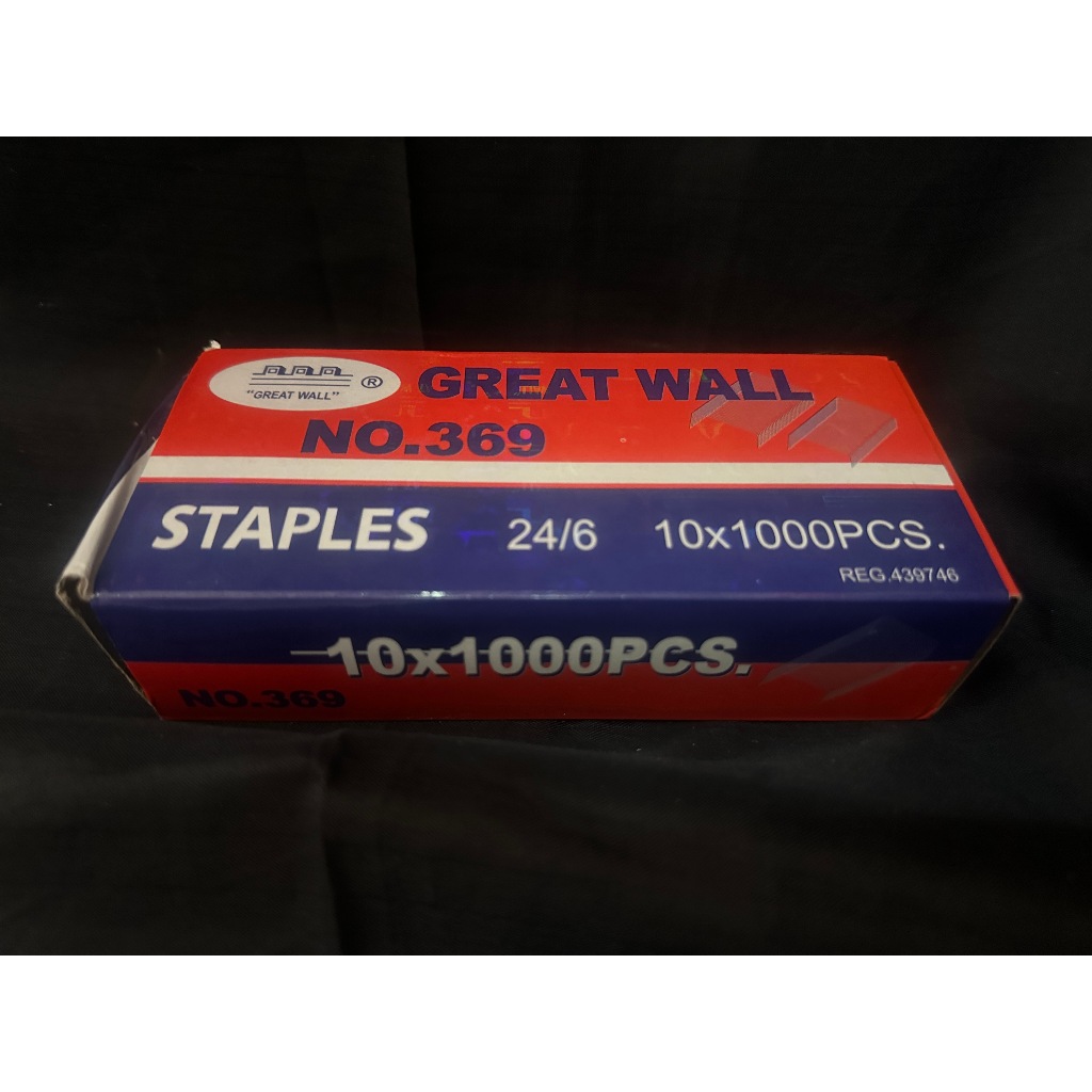 

Great Wall Isi Staples Besar No.369 (10x1000 pcs)