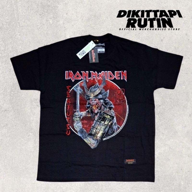 IRON MAIDEN x GEOFF MAX - Senjutsu Tshirt Black Official Merchandise