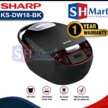 SHARP RICE COOKER DIGITAL TOUCH CONTROL.