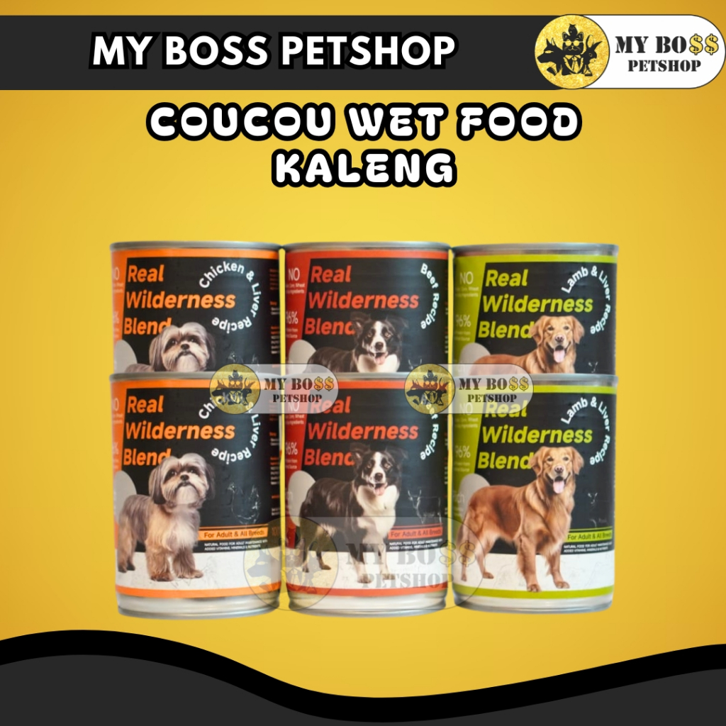 COUCOU DOG WET FOOD KALENG 400 GR