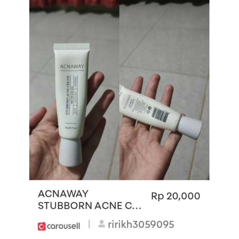 acnaway stubborn acne gel