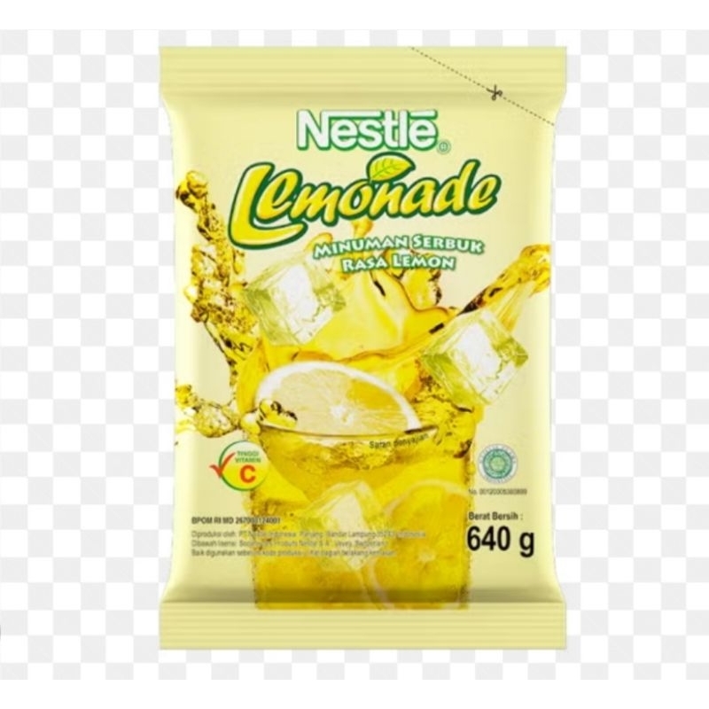 

Nestle Lemonade minuman serbuk rasa lemon kemasan resto 640 gram