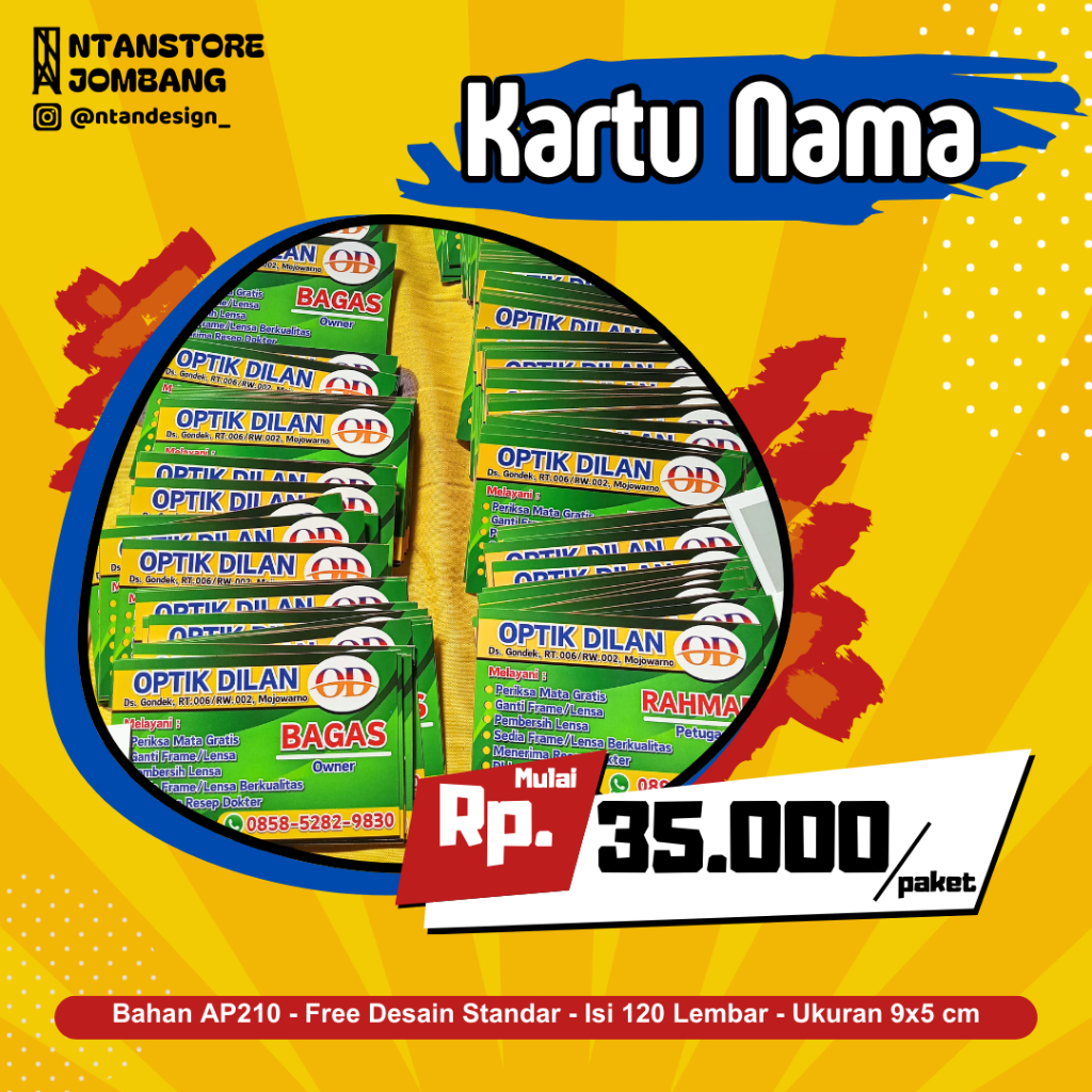

CETAK KARTU NAMA CUSTOM FREE DESAIN STANDAR MURAH MERIAH