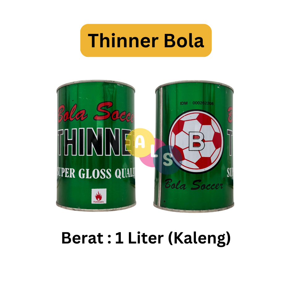 Thinner Bola Kaleng 1 Liter