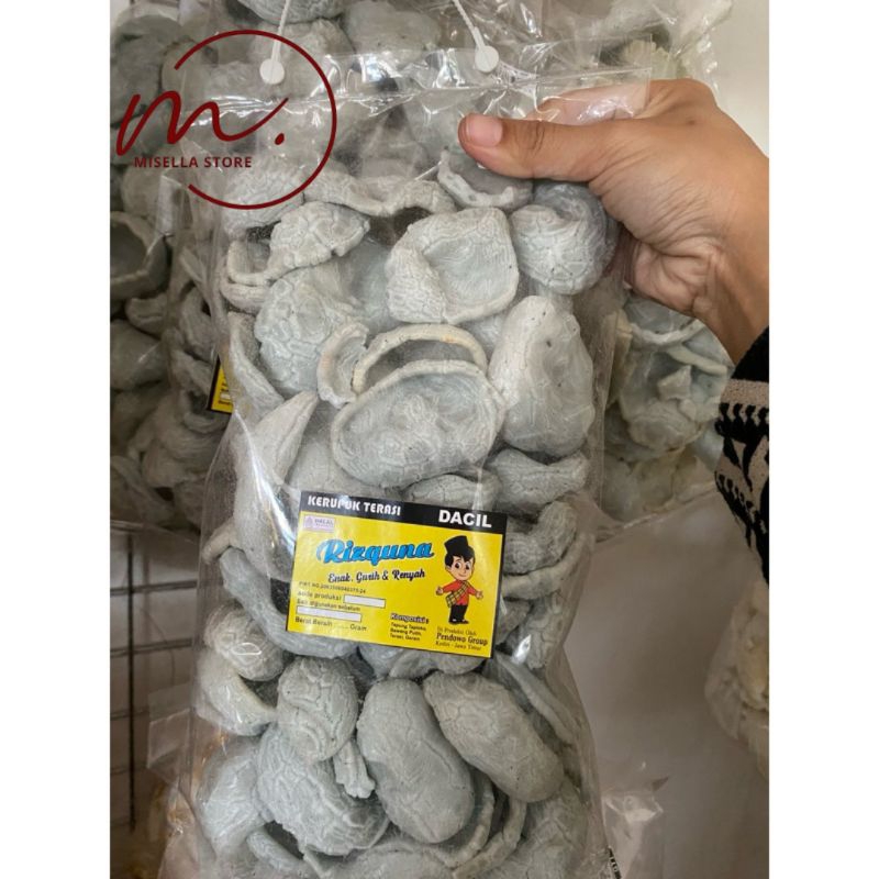 

Kerupuk Goreng Pasir Rasa Terasi Berat 115 Gram