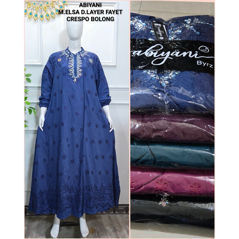 GAMIS D LAYER CRESPO BOLONG MIX PAYET By ABIYAN