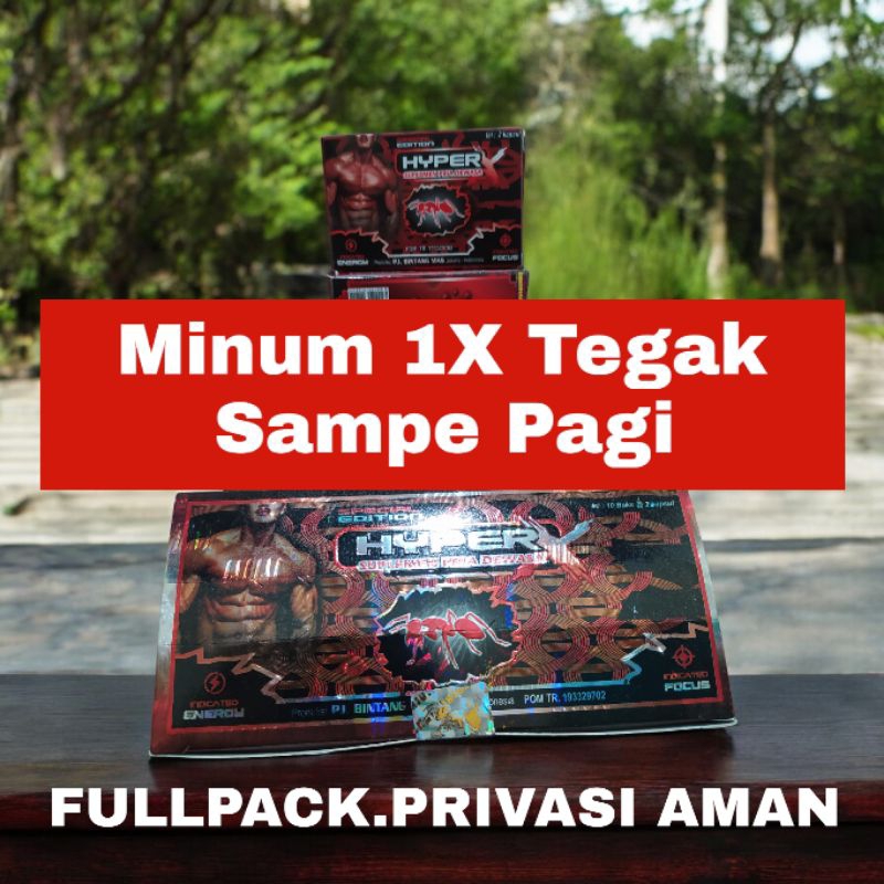 

FULLPACK Madu Bubuk HyperX isi 10 Pack 20 Butir Ori