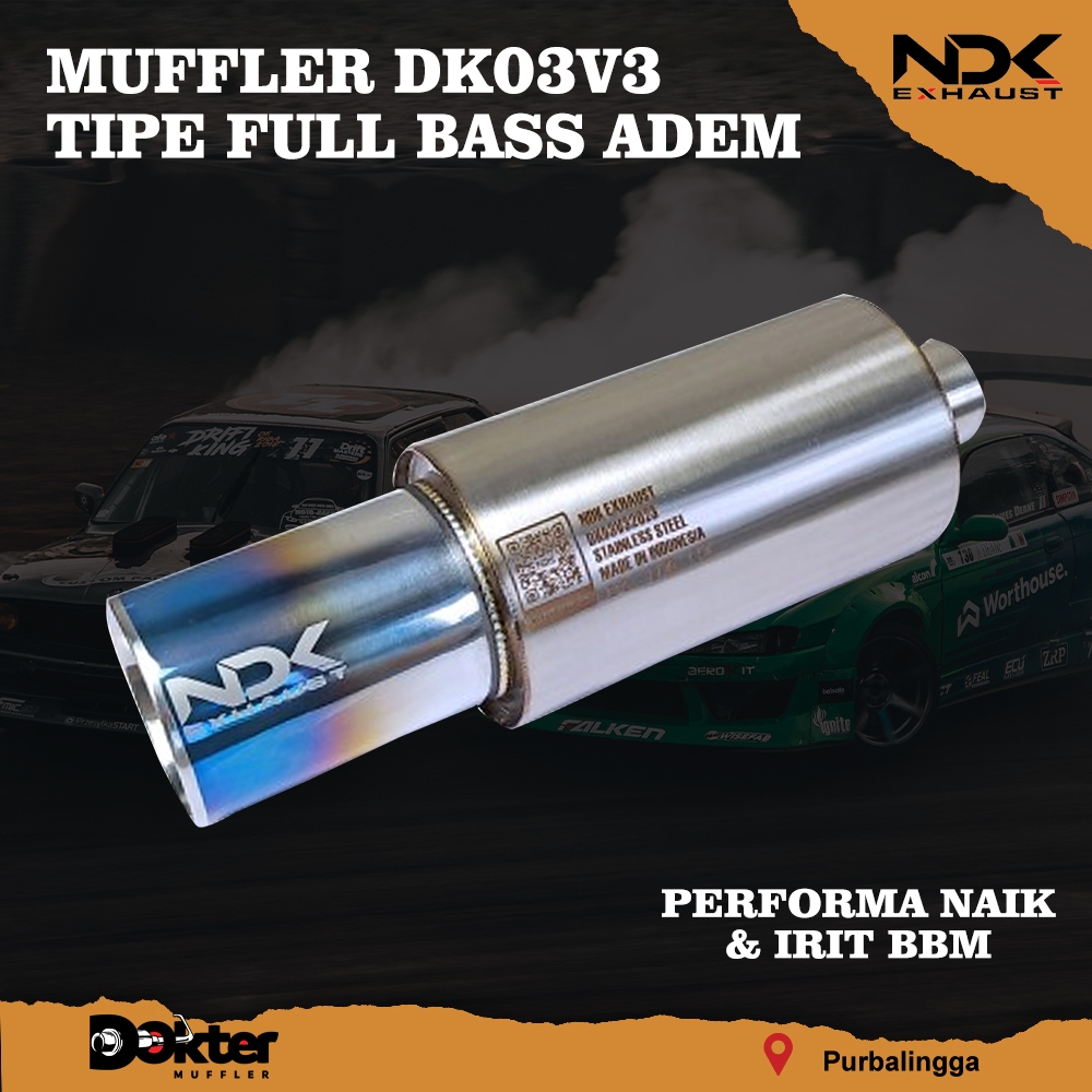 KNALPOT MOBIL SEMUA JENIS MOBIL KNALPOT NDK DK03V3 KNALPOT BASS KENALPOT RACING MEREK NDK