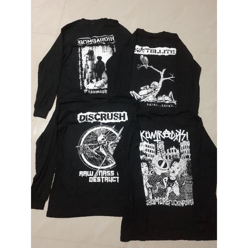 Kaos punk lengan panjang